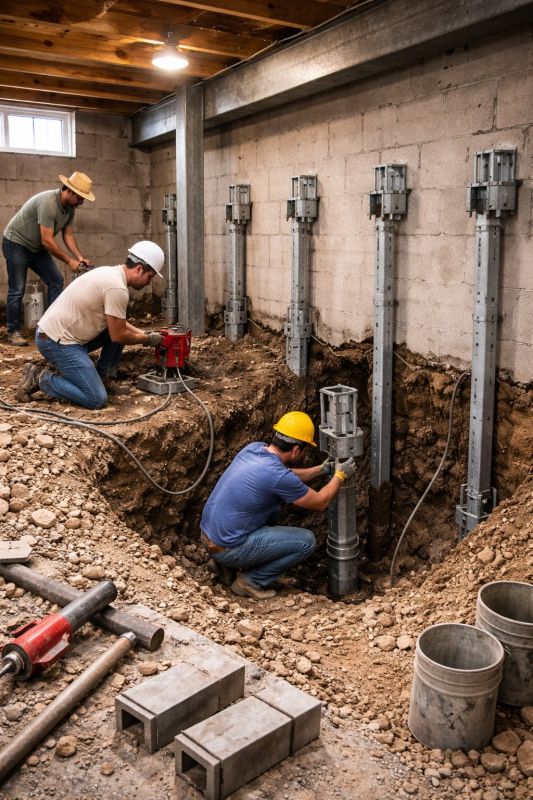 Structural Underpinning in Norwood, MA