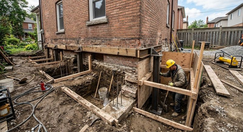 Structural Underpinning in Norwood, MA