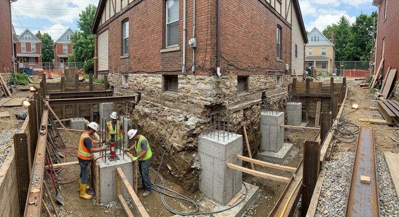Structural Underpinning in Norwood, MA